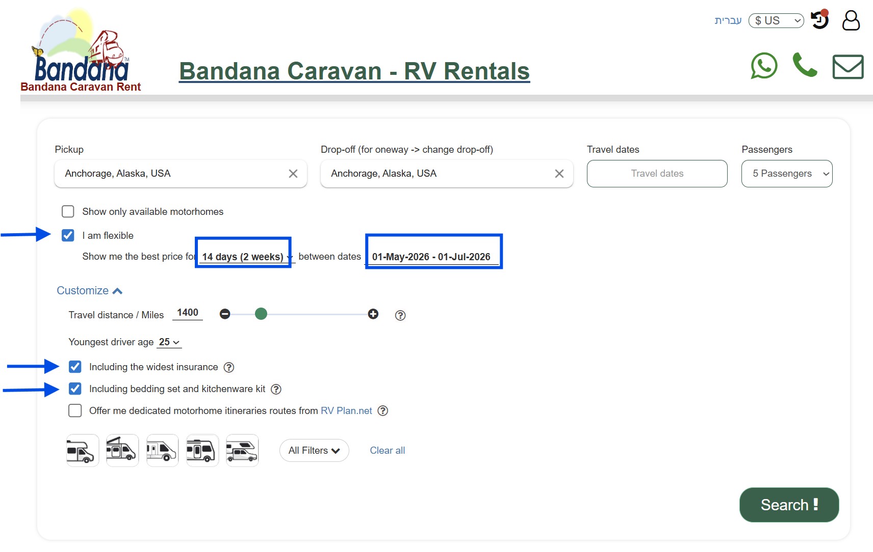 best Prices RV rentals in Alaska best Prices RV rentals in Alaska